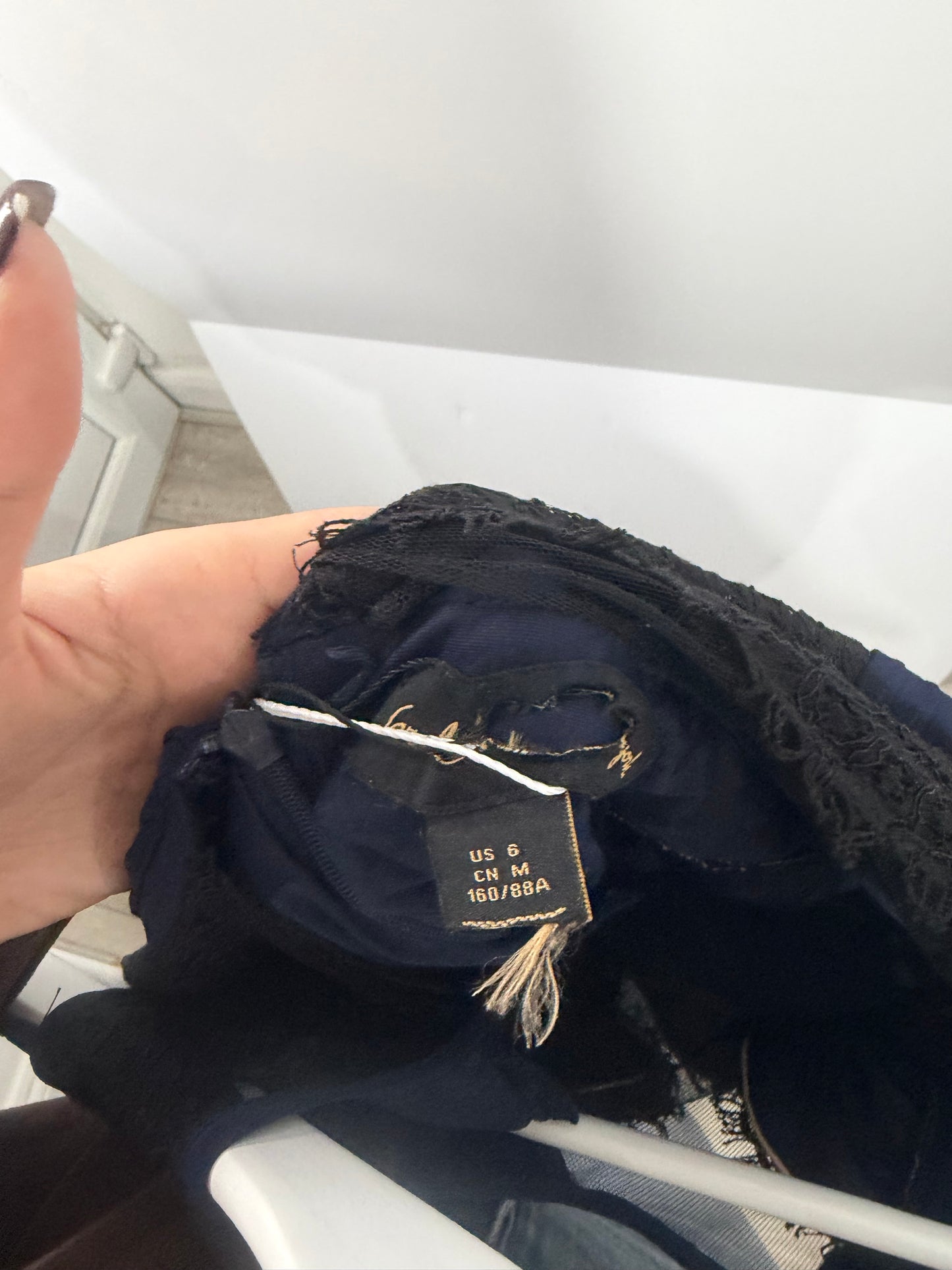 Navy Long Dress, Size 10