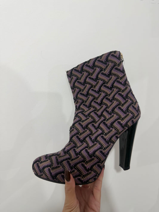 Purple Missoni Boots, 5.5