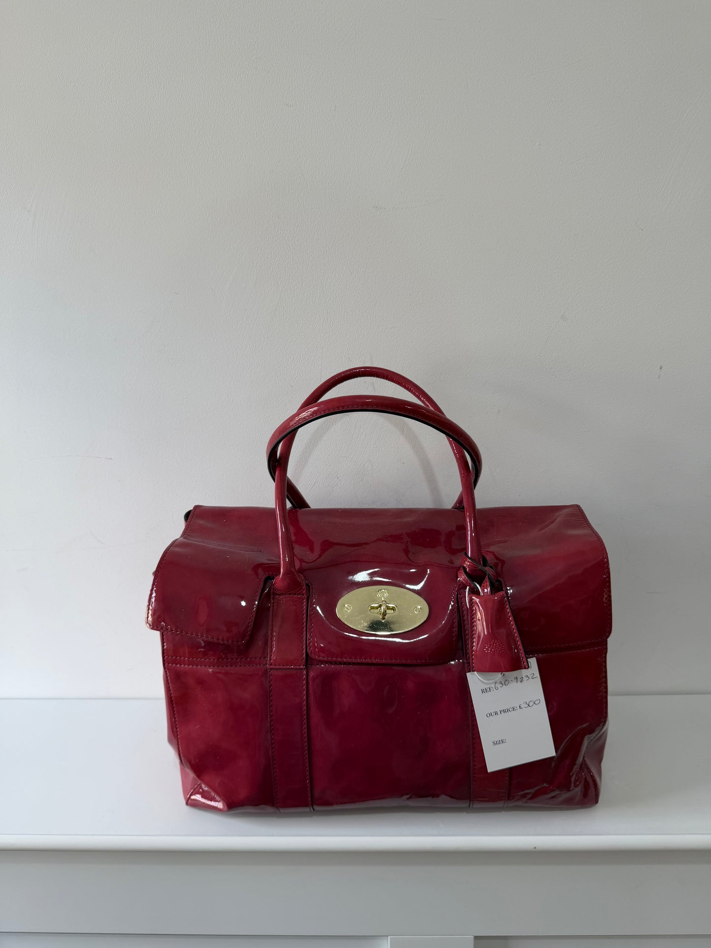 Preloved Mulberry bayswater Burgundy