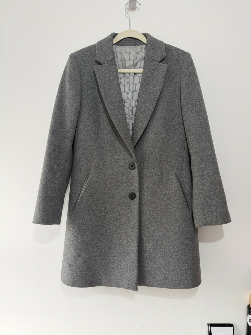 Preloved Jigsaw Coat Size 10 Grey