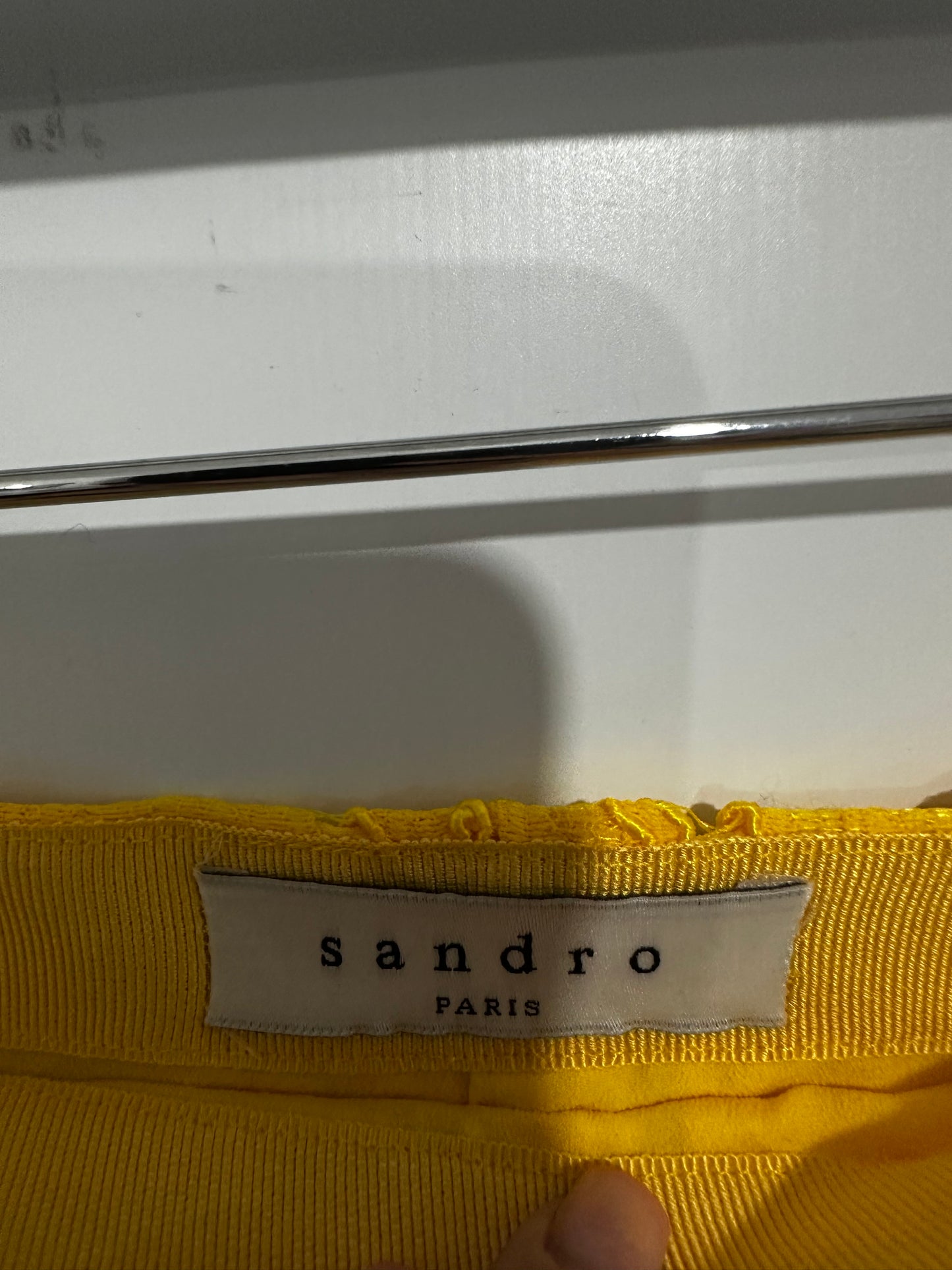 Sandro Yellow Skirt, S
