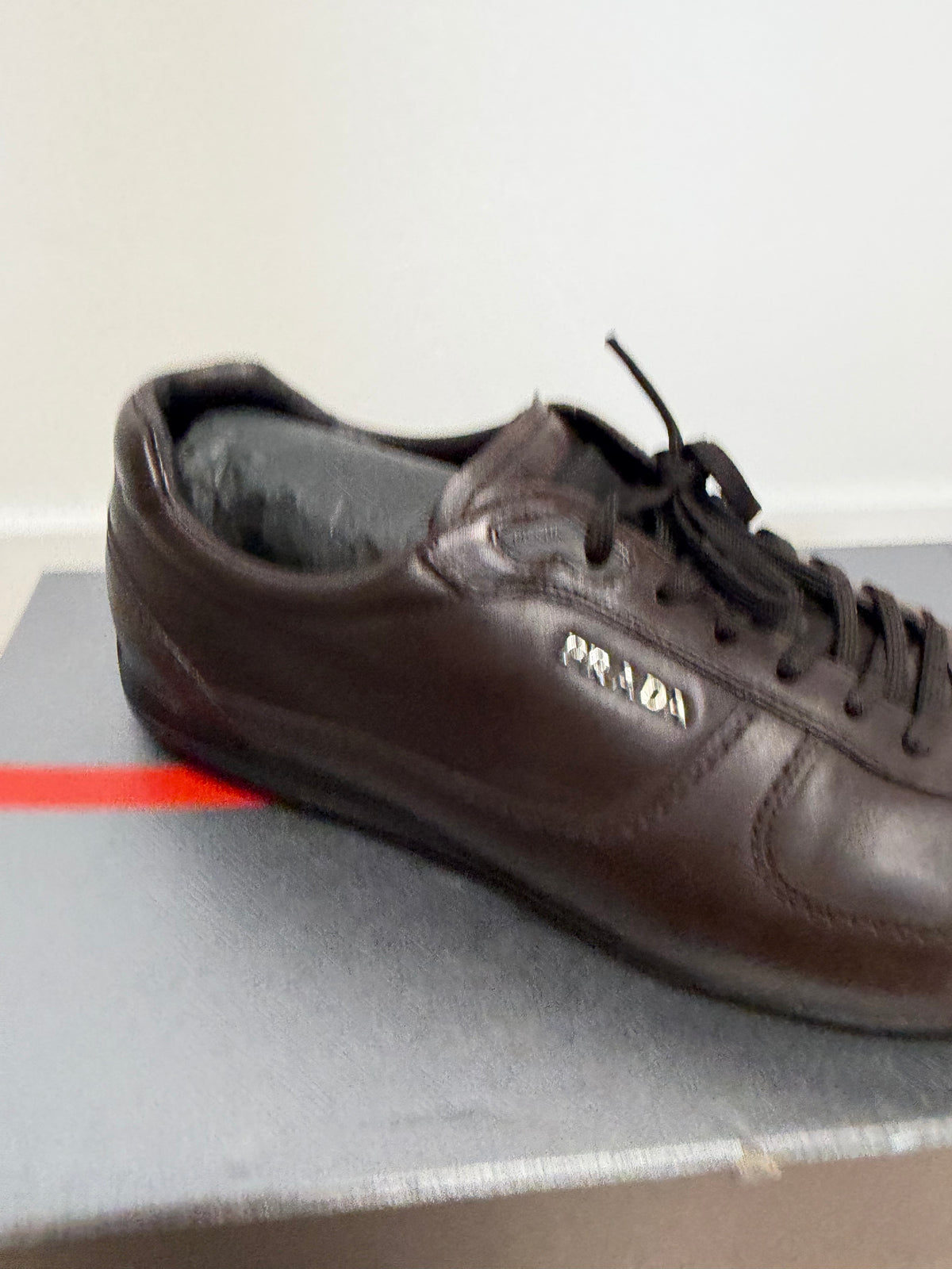 Preloved Prada Shoes Size 8.5 Brown