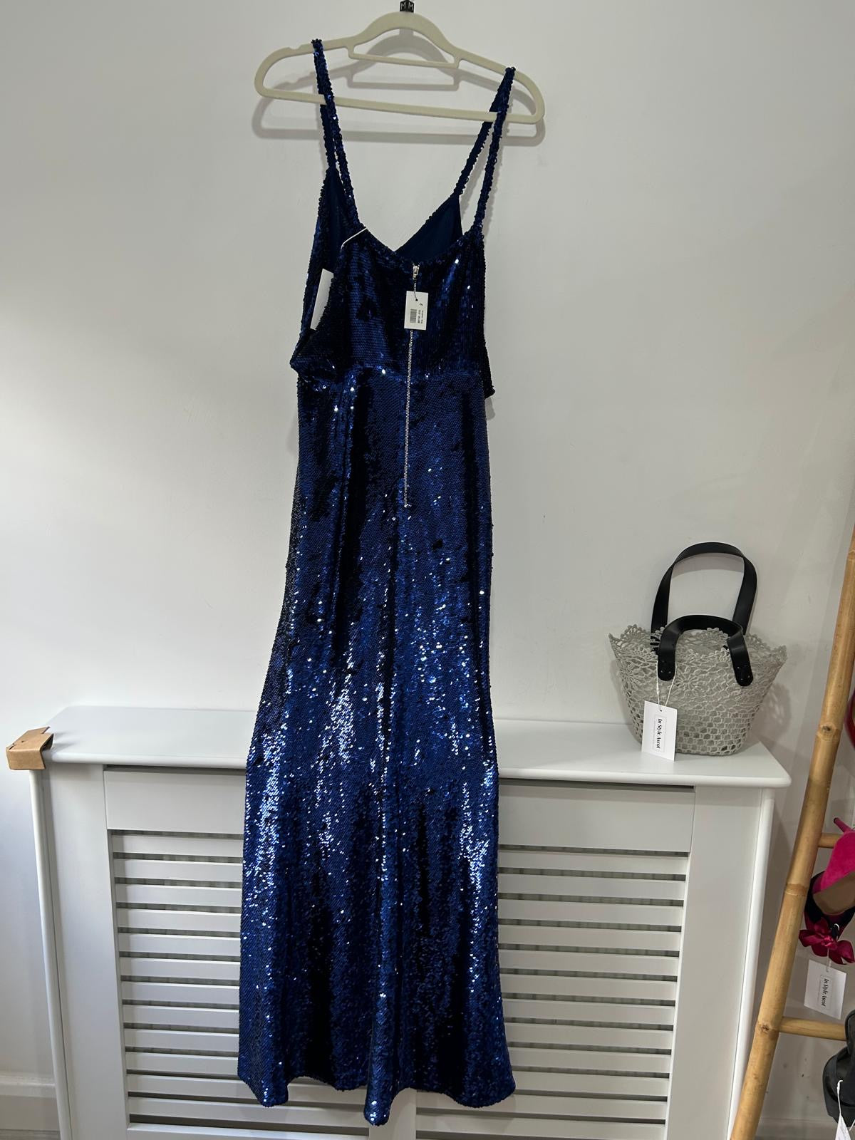 Pre-owned, NEW, Navy Ashish Dress, Size M