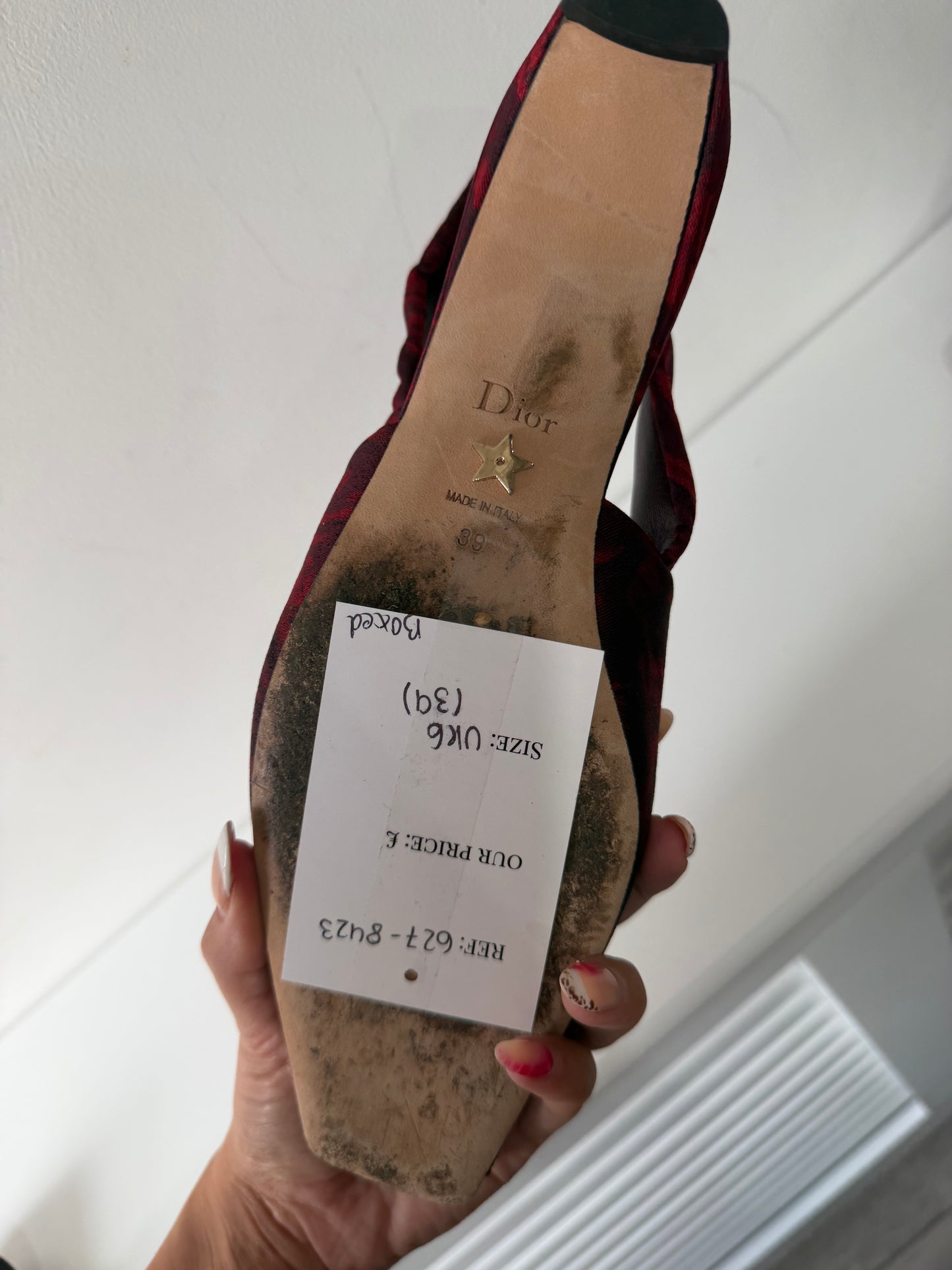 Preloved, Burgundy  Christian Dior  Heels, Size 39 - UK 6