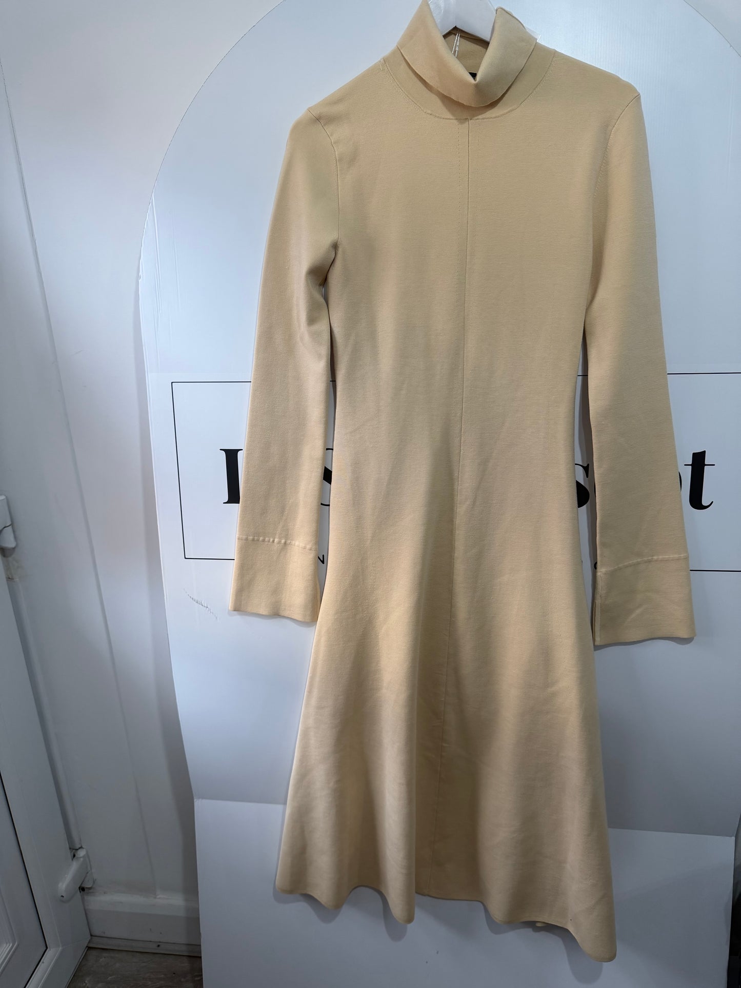 Beige Joseph Knit Dress, Size 10