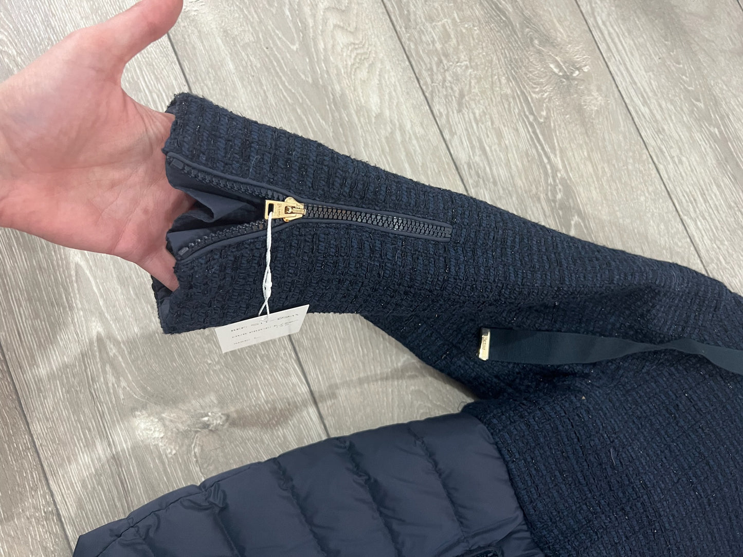 Navy Herno Coat, Large