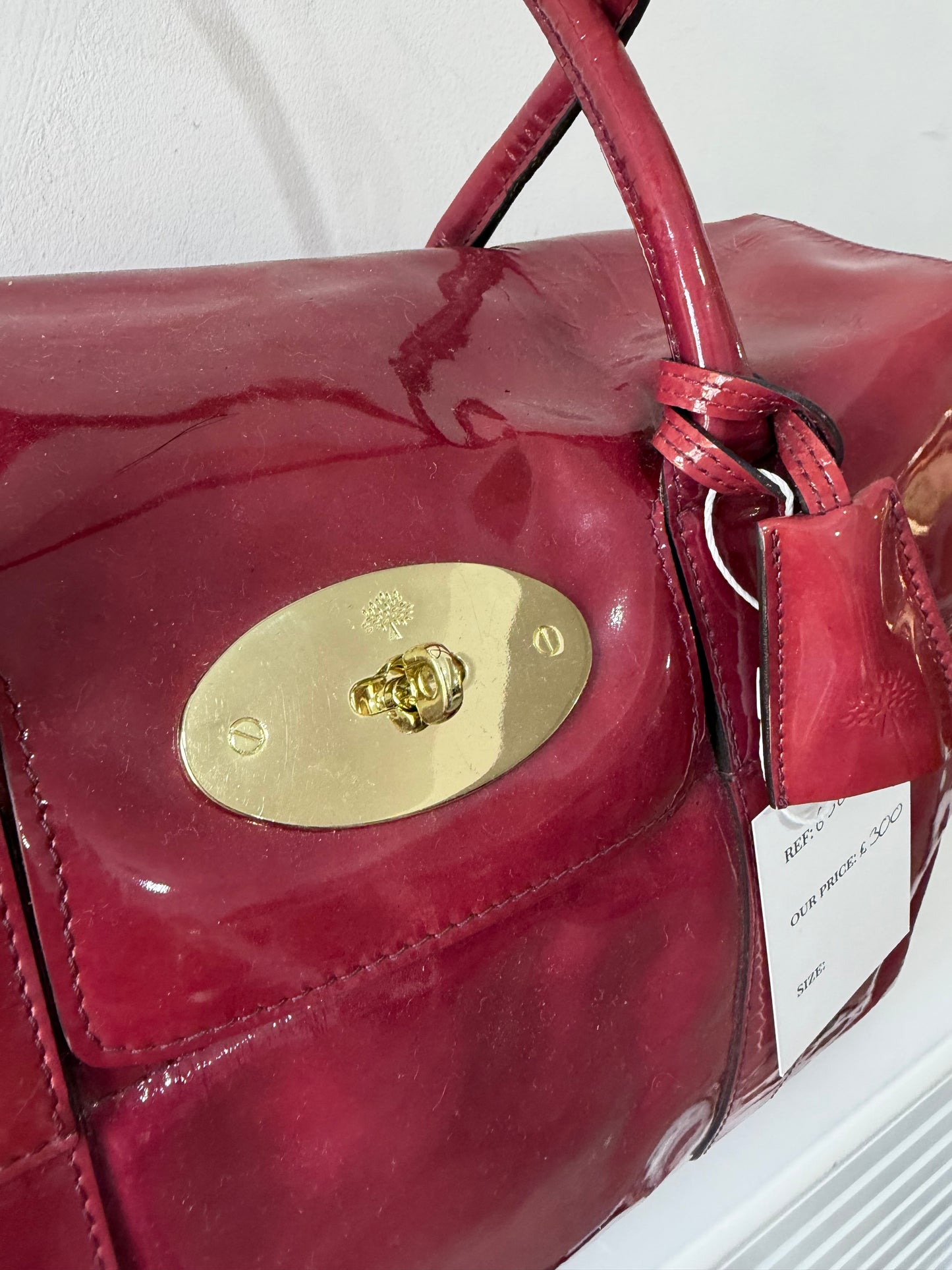 Preloved Mulberry bayswater Burgundy