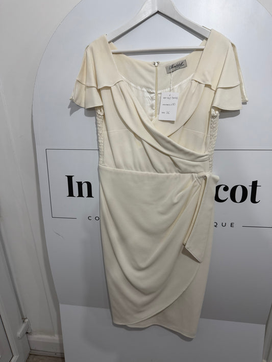 White Bombshell Dress, Size 16