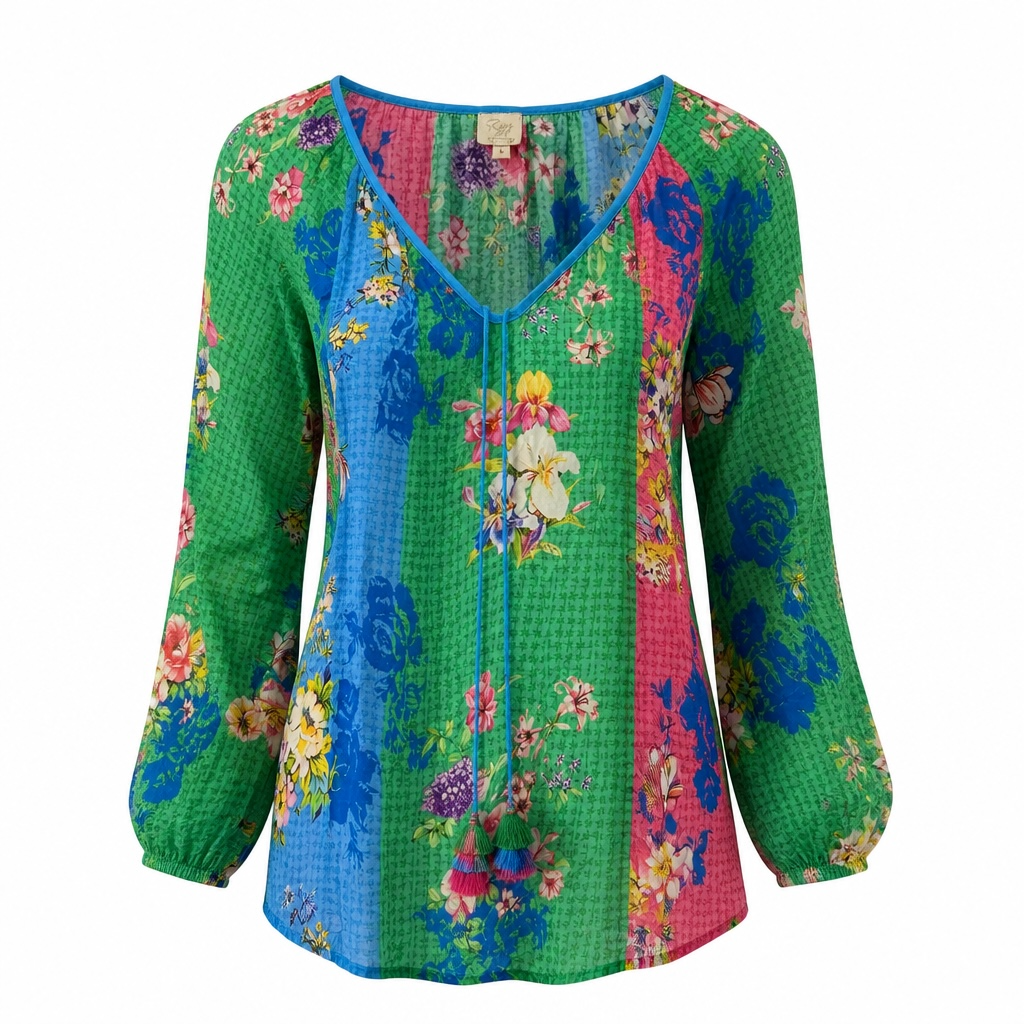 Preloved Multicoloured Ryy Australia Blouse, Large