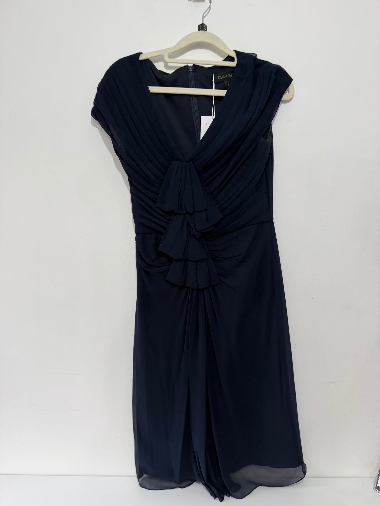 Preloved, Navy Tadashi Shoji Dress, UK 8