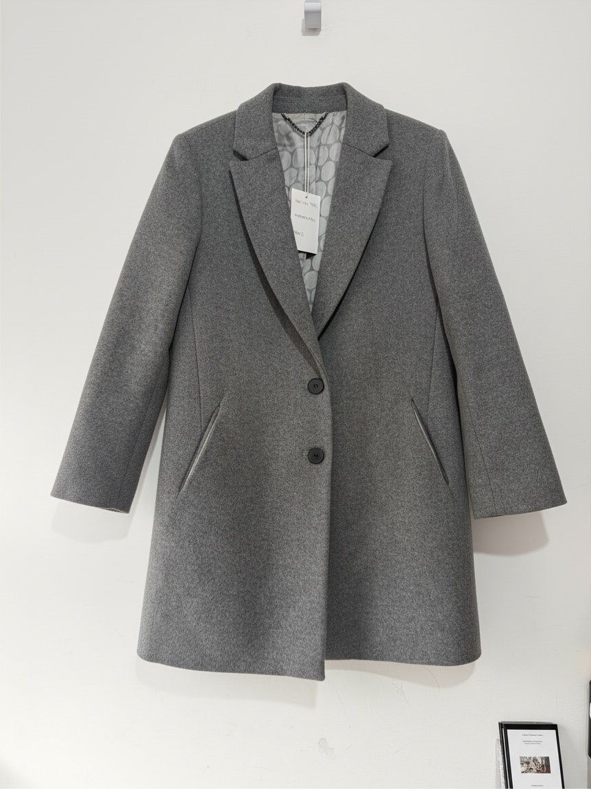 Preloved Jigsaw Coat Size 10 Grey