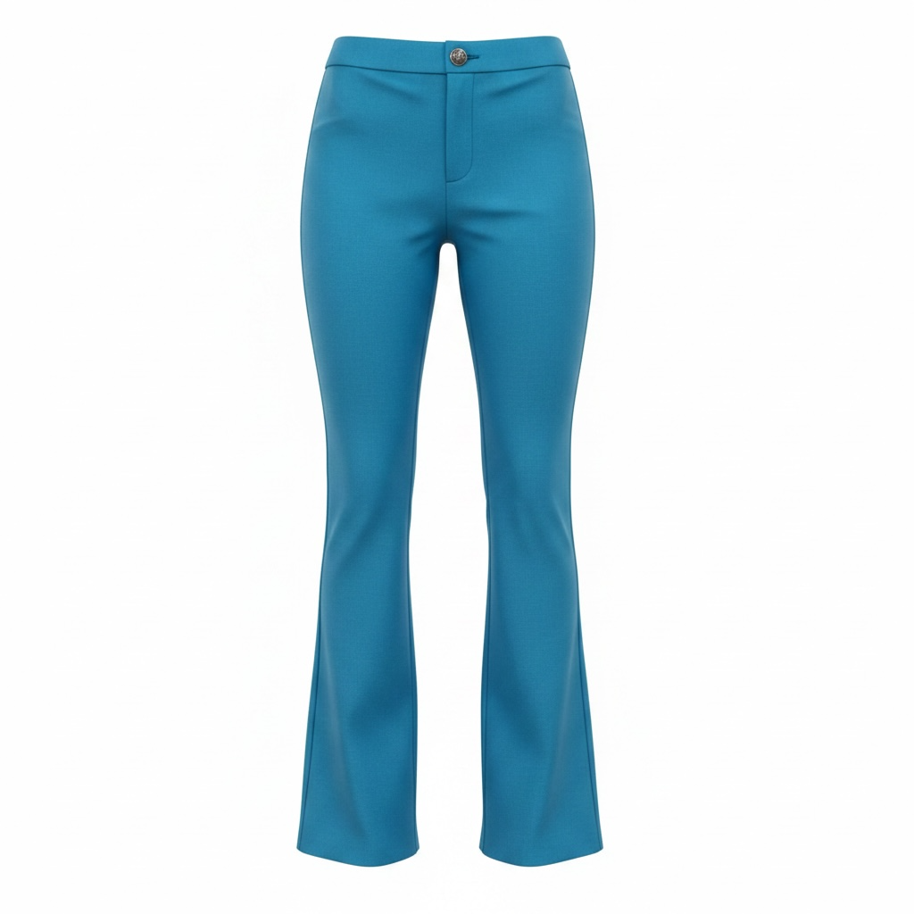 Preloved Brand New Blue Off White Ski Trousers, Size 8-10