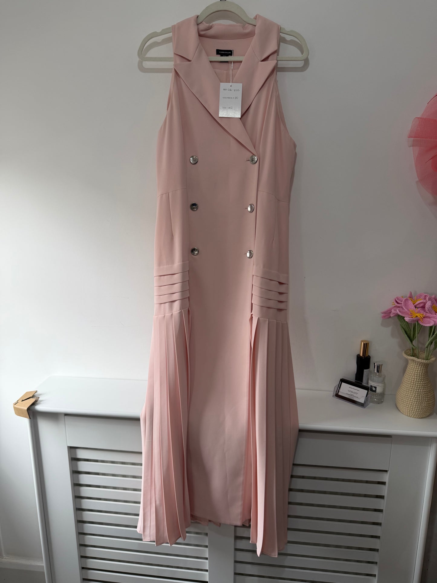 Preloved, Pink Karen Millen Dress, UK 12