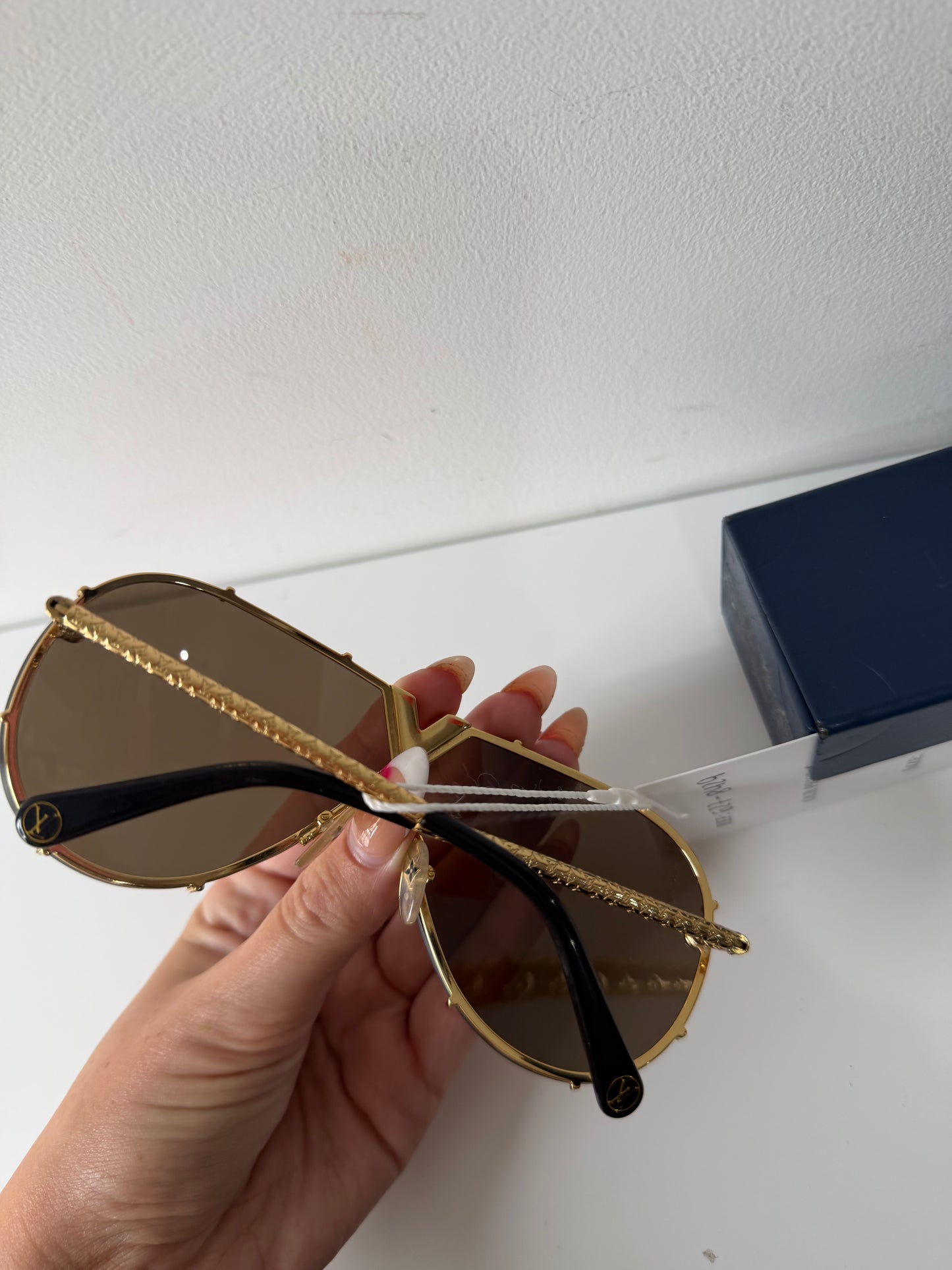Preloved, Gold Louis Vuitton Sunglasses