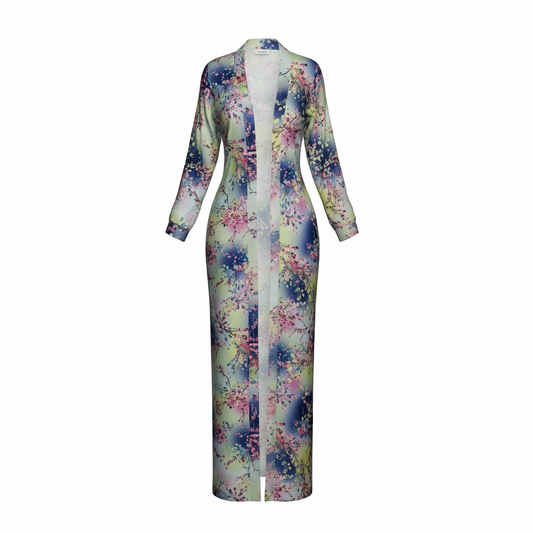 Pre-owned, Cherry Blossom Kaftan and Kimono Kimono, One Size