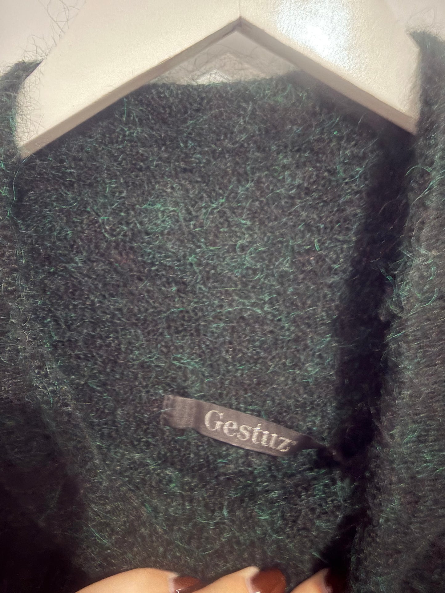 Green Gestuz Roll Neck, Wool Size 10/12