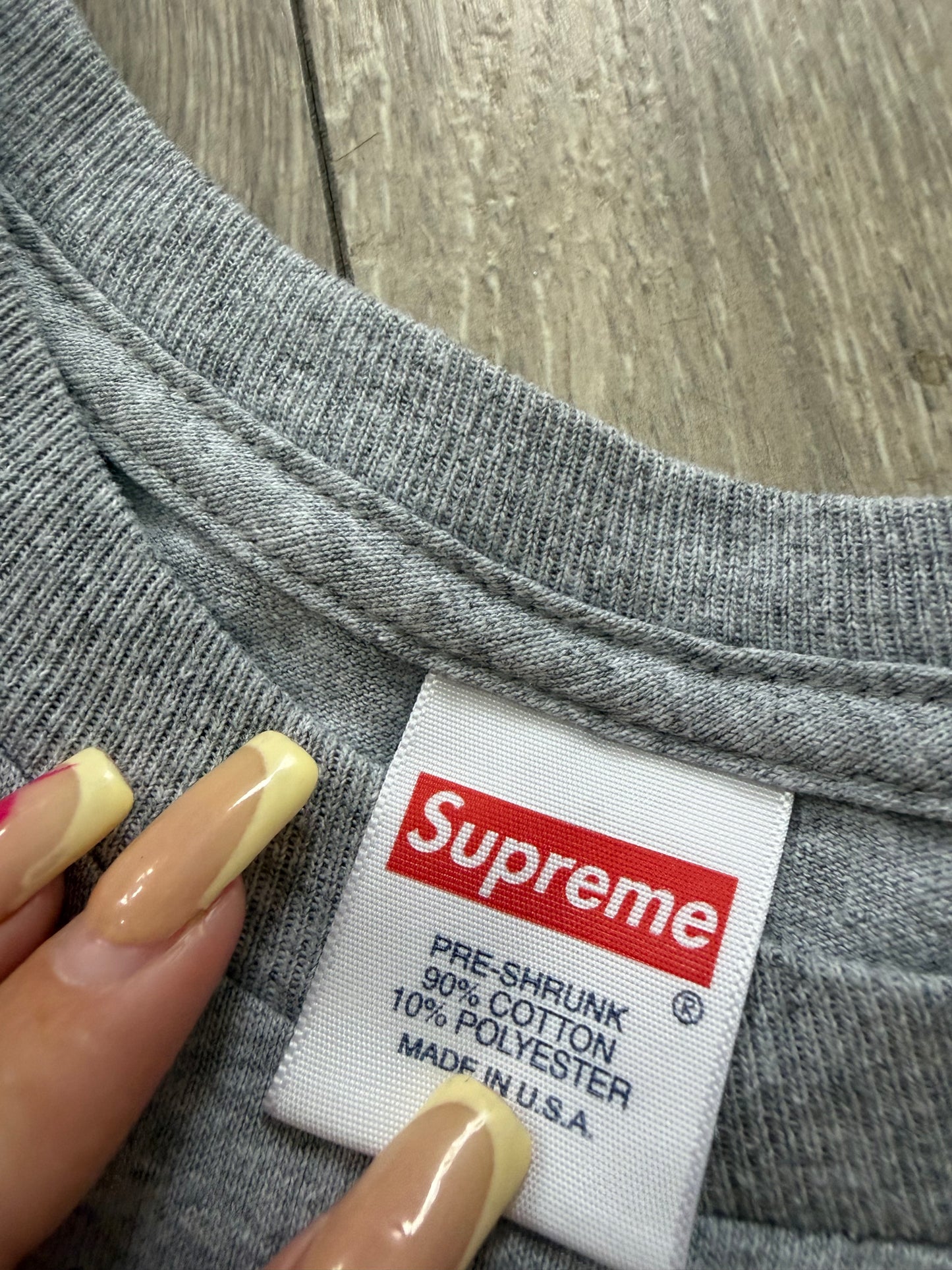 Preloved Grey Supreme Top, L