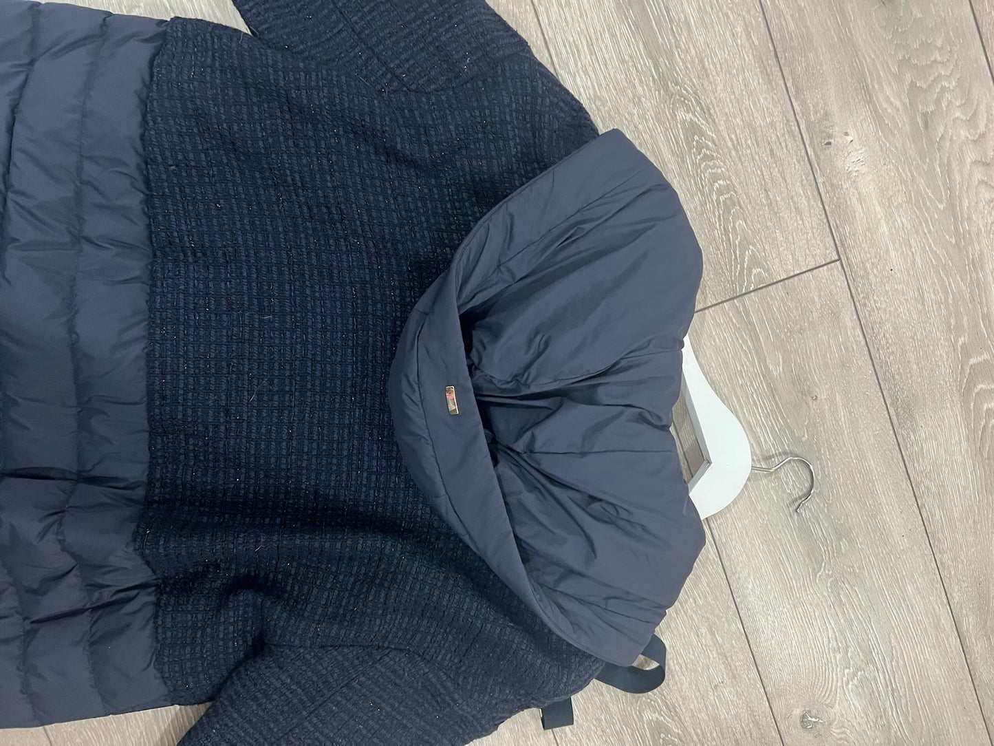 Navy Herno Coat, Large