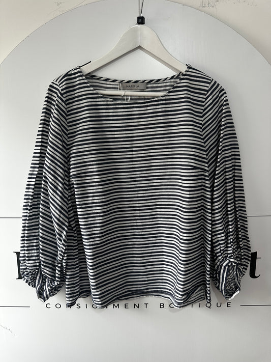 Blue Marella Blouse, Medium