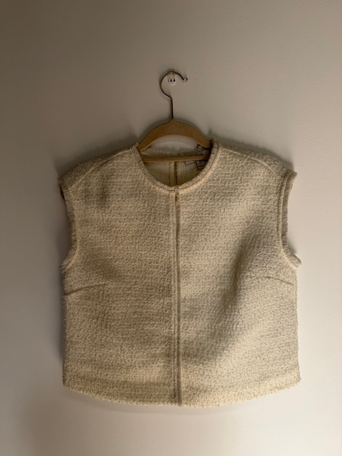 Preloved M&S Top, Size 10 Cream