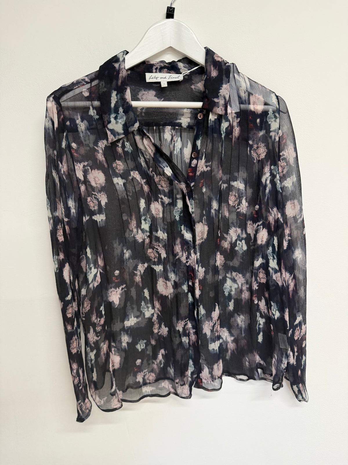 Preloved Lily & Lionel Blouse Small Black
