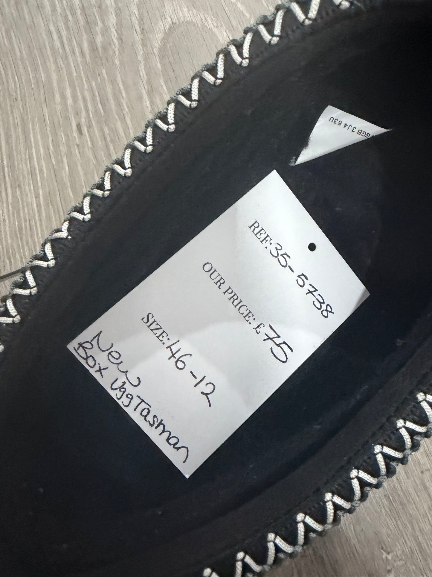 Black UGGs Shoes, Size 46 UK 12  Tasman