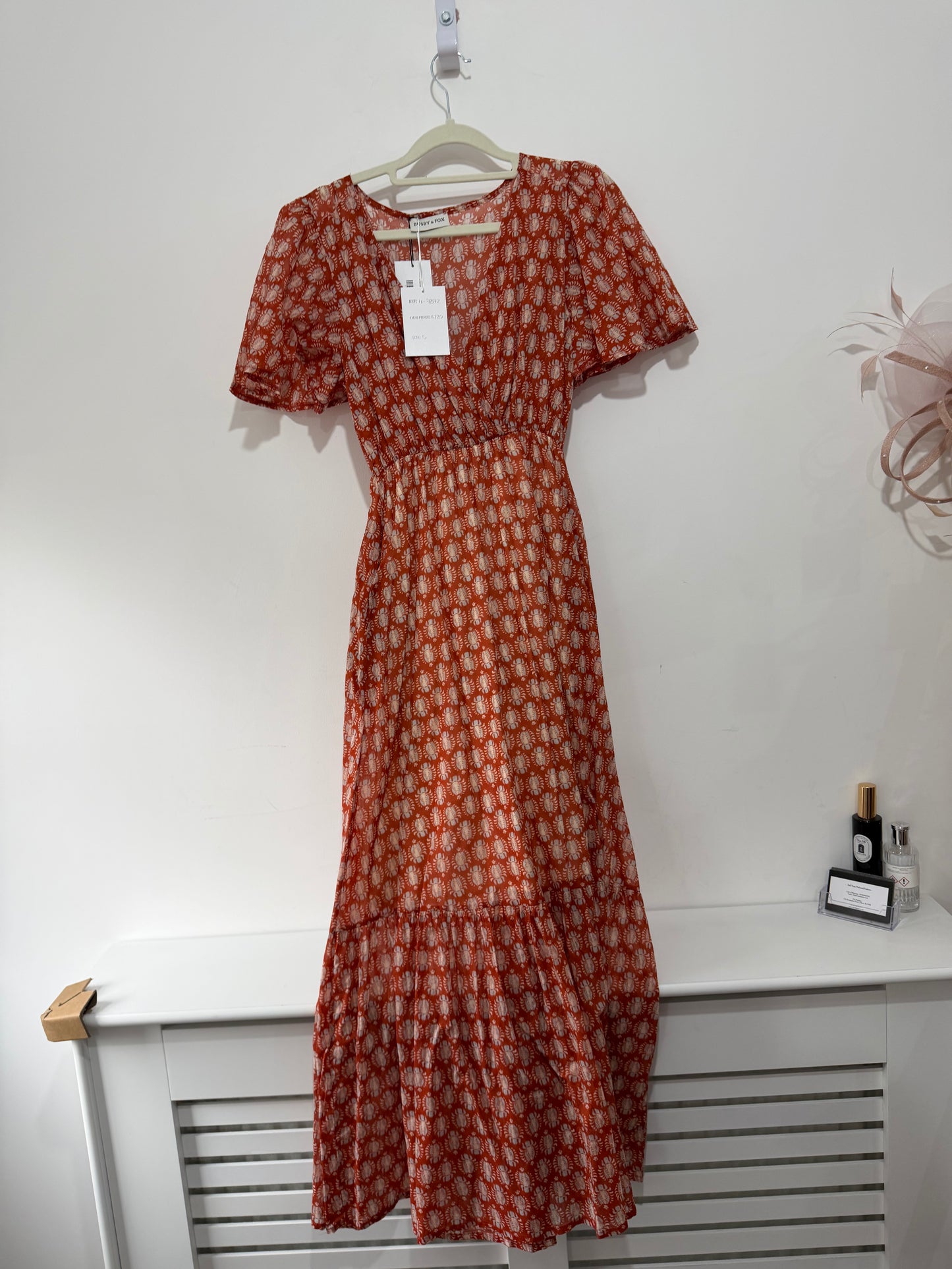Preloved Burnt Orange Dress Busby & Fox Dress, Small
