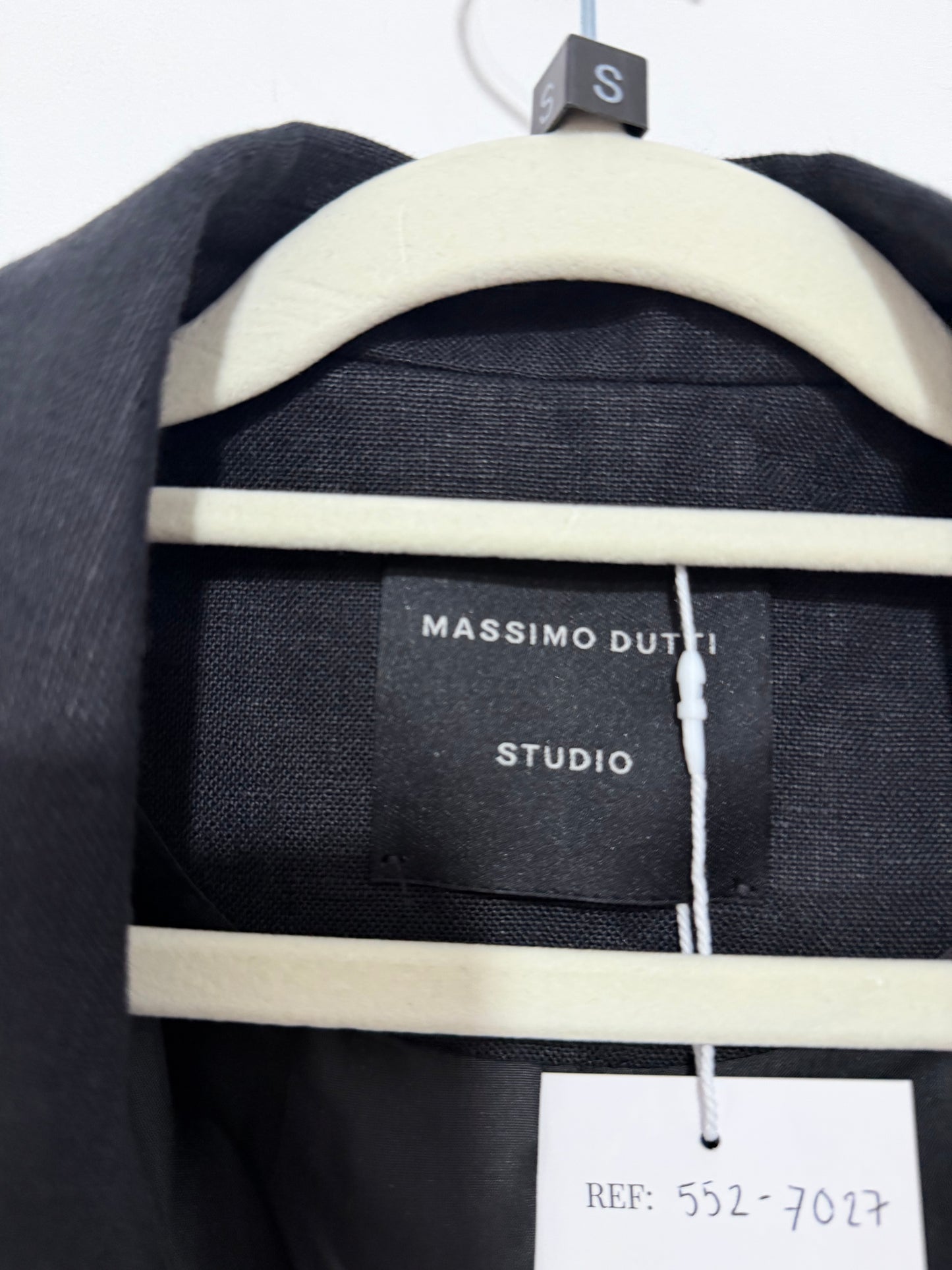 Pre-owned, Black Massimo Dutti Blazer Jacket, Small