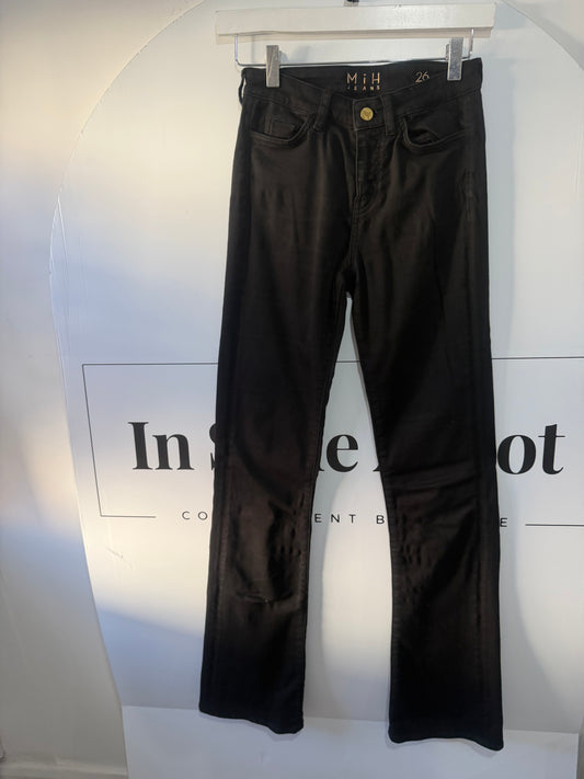 Black MiH Denim Jeans, 26inch waist