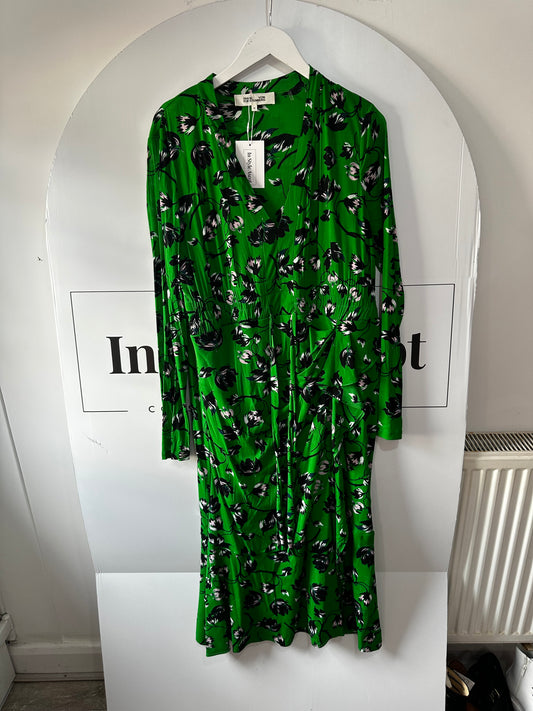 Green DVF Dress, XL