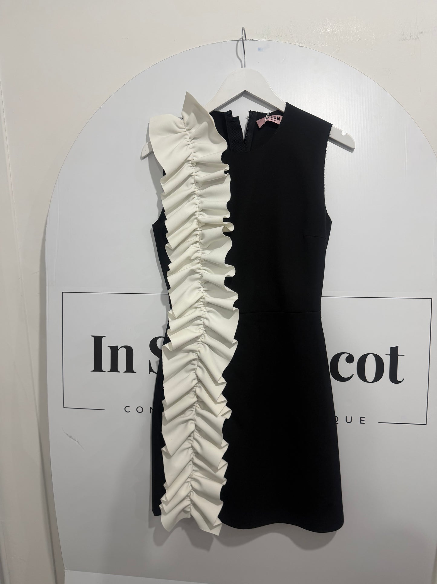 Black and white Milano Dress, UK 8