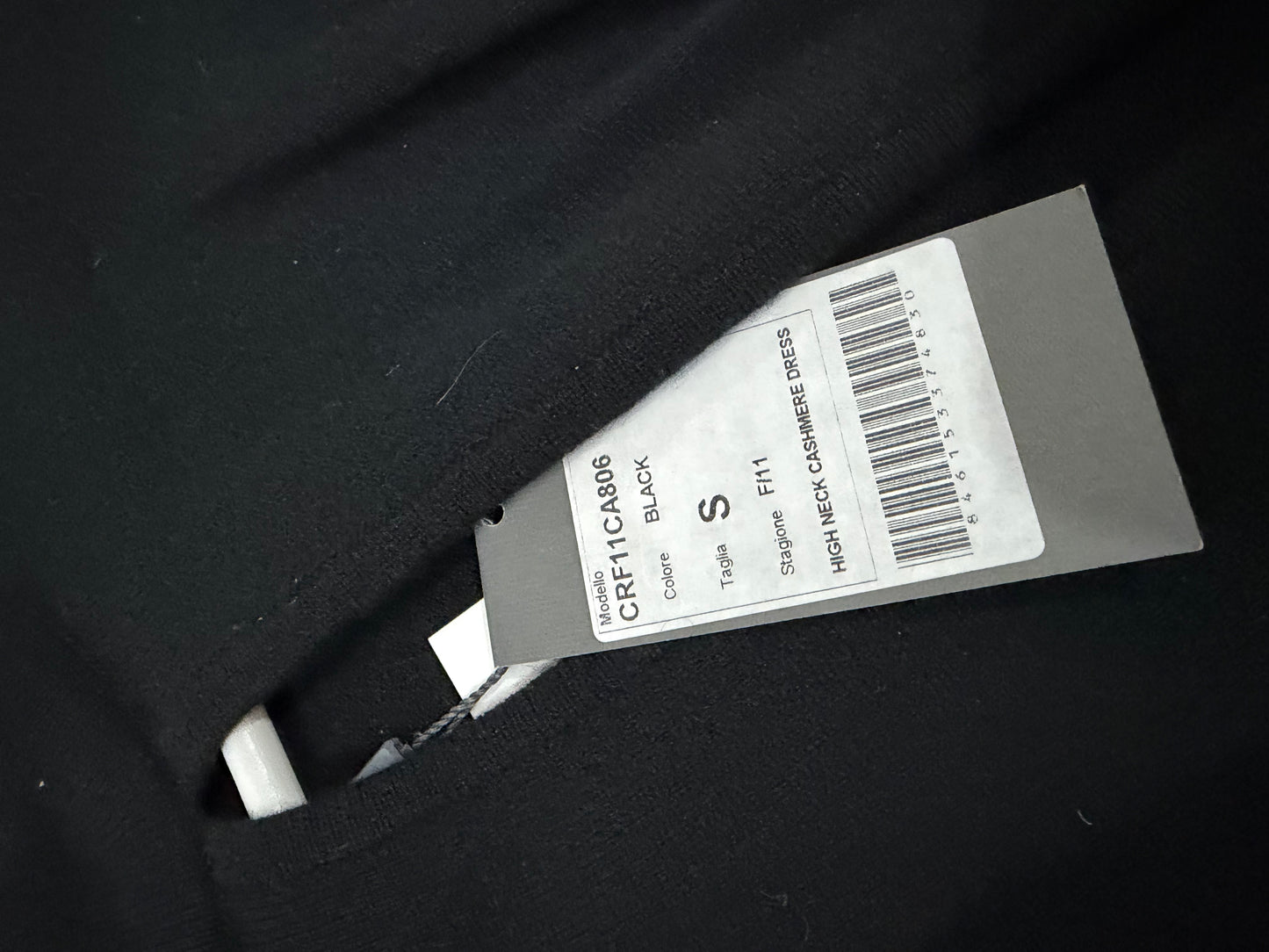 Black Halston Cashmere Dress, Size Small