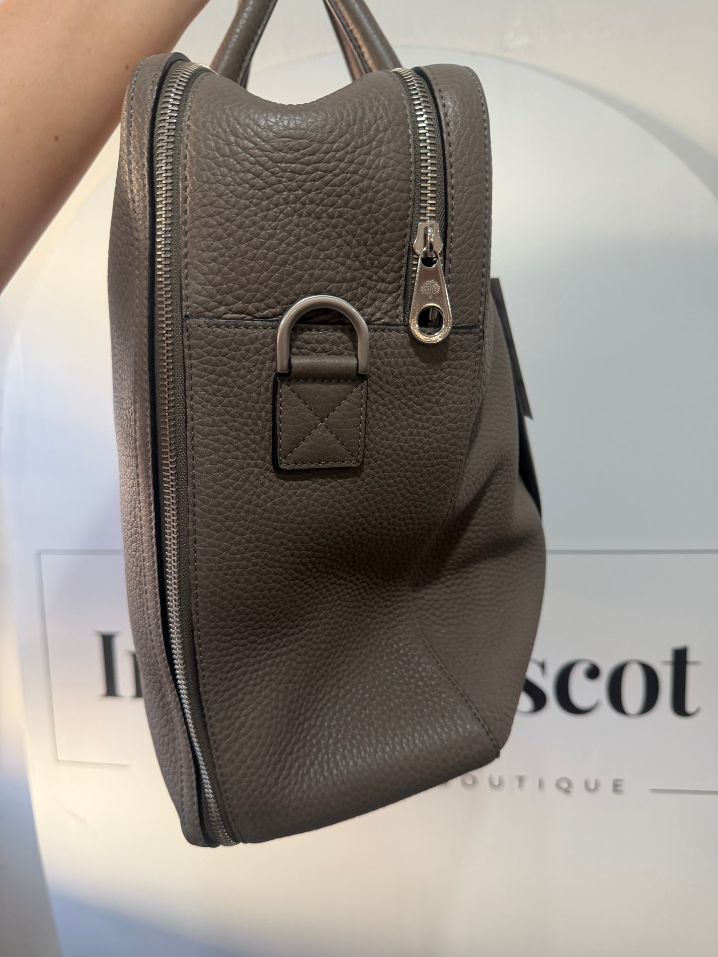 Grey Mulberry Weekender, Travel Bag