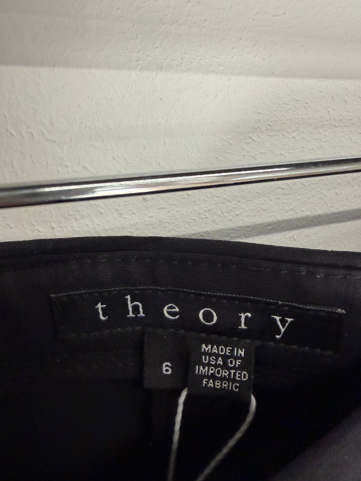 Preloved Theory Trousers, Size Small Black