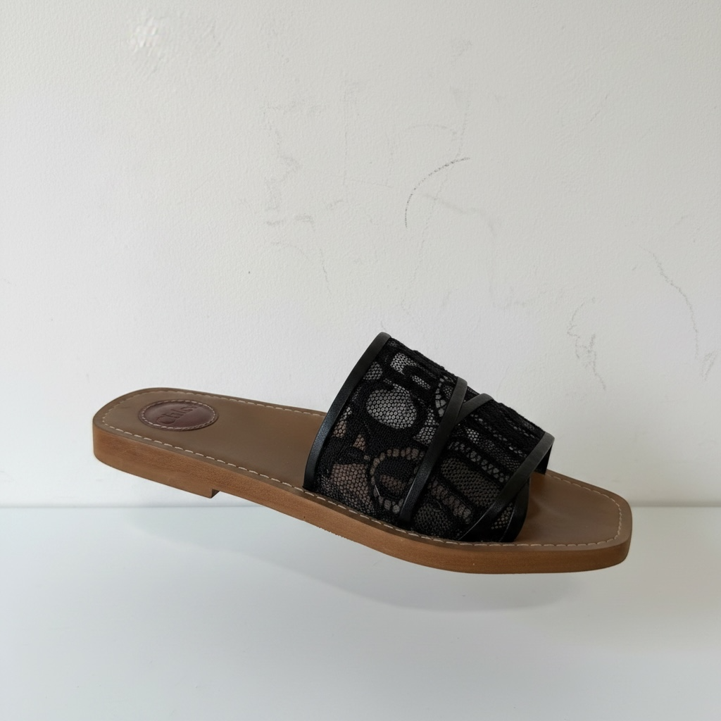 Preloved Black Christian dior Sandals, Size 39