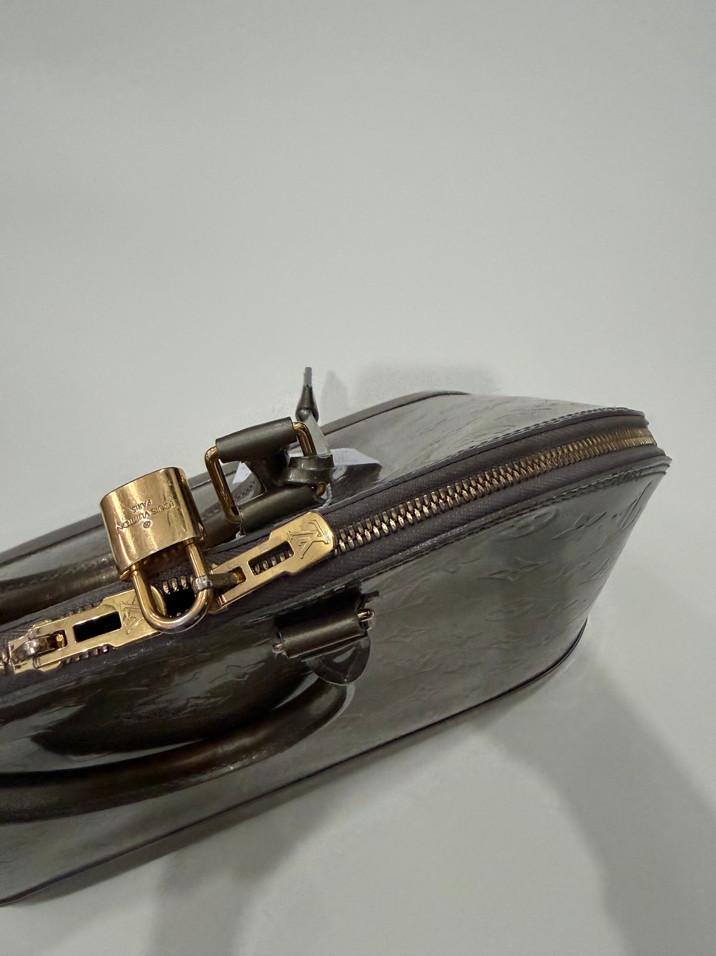 Vernis Vintage Louis Vuitton Handbag, Large Alma