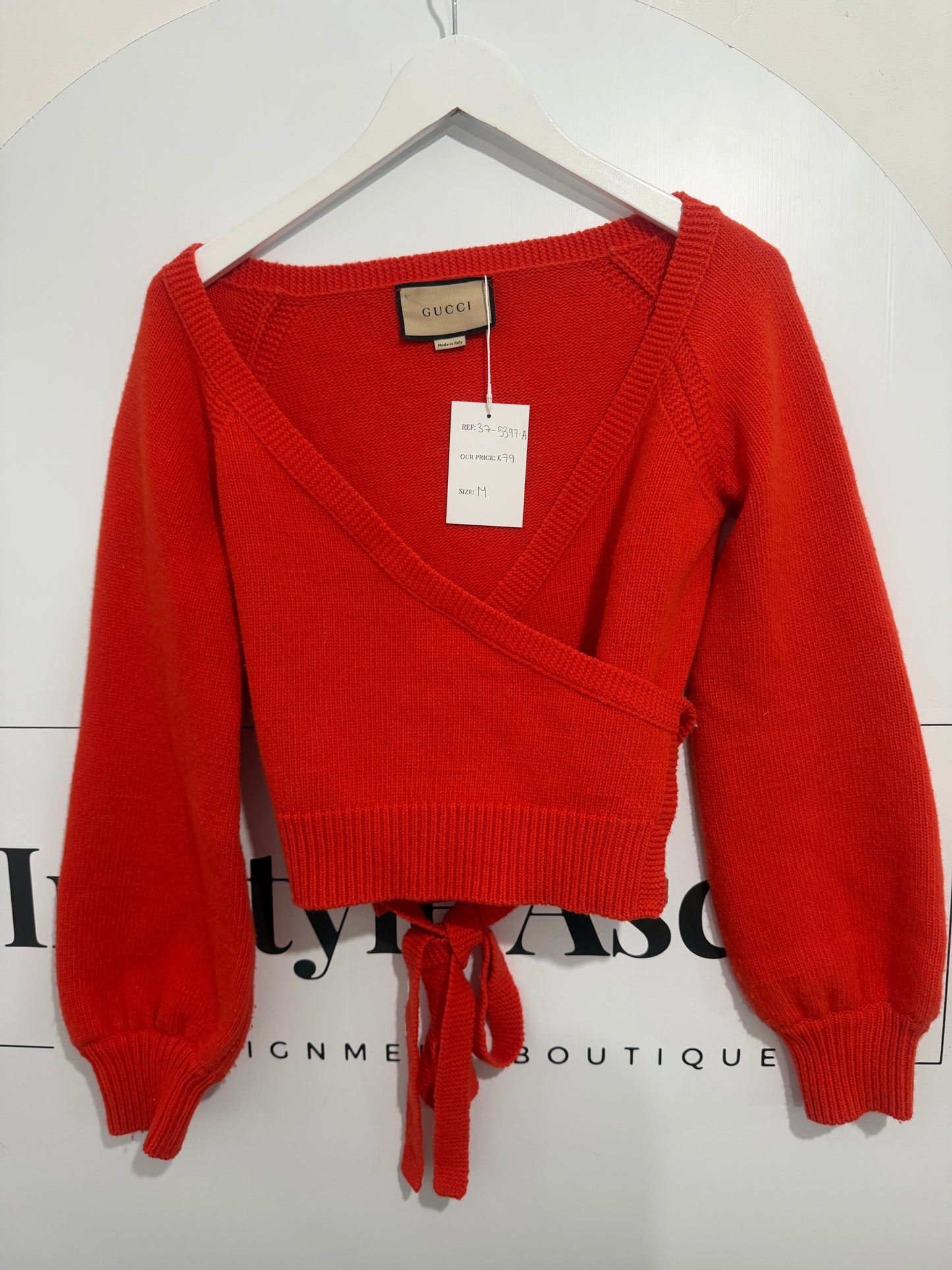 Orange Gucci Jumper, M