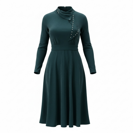 Emerald Green Sandro Dress, Uk 12