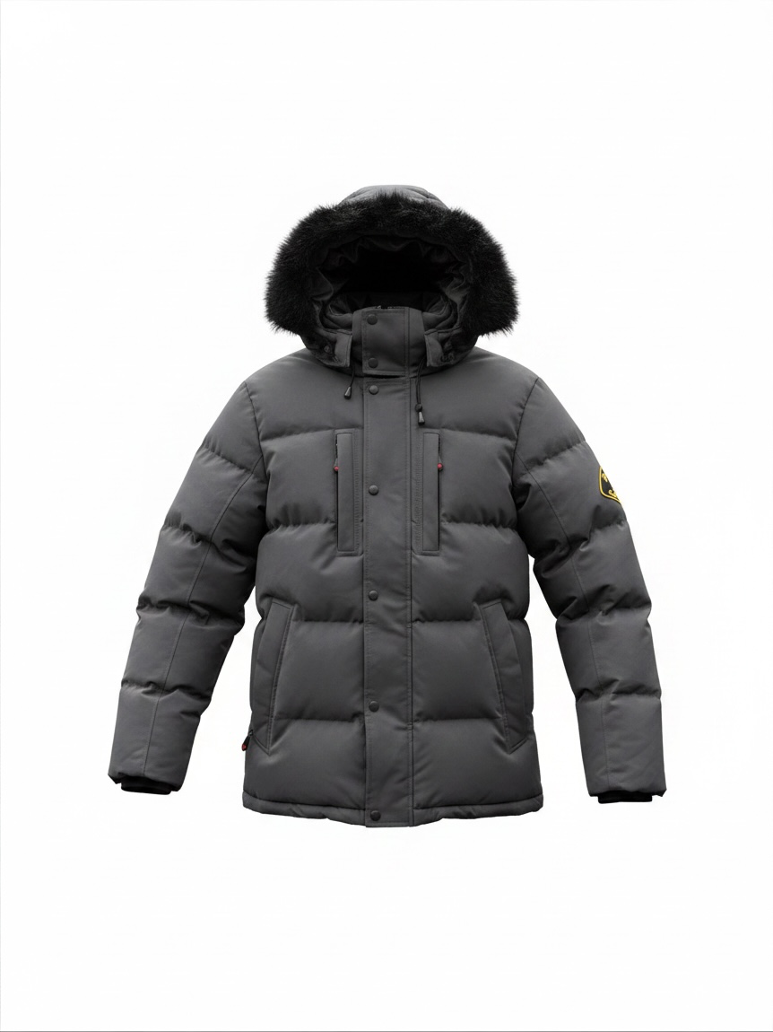 Preloved Zavetti canada Puffer coat Size M Dark grey