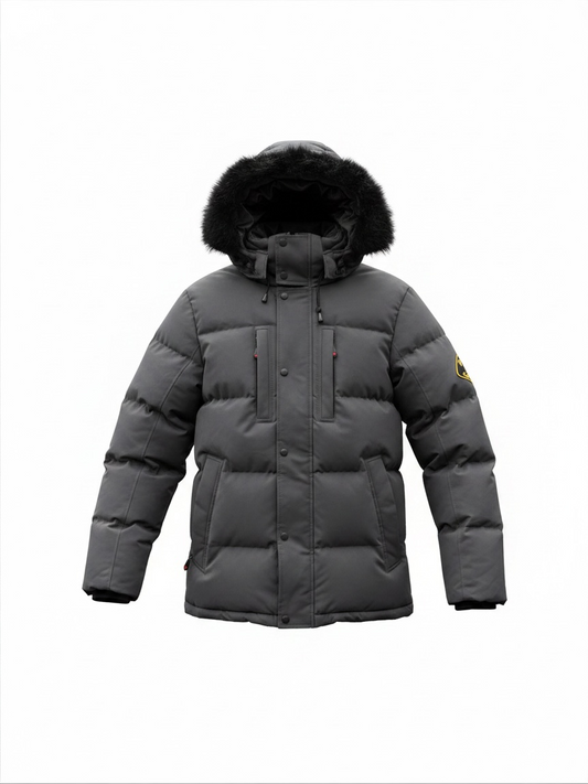 Preloved Zavetti canada Puffer coat Size M Dark grey