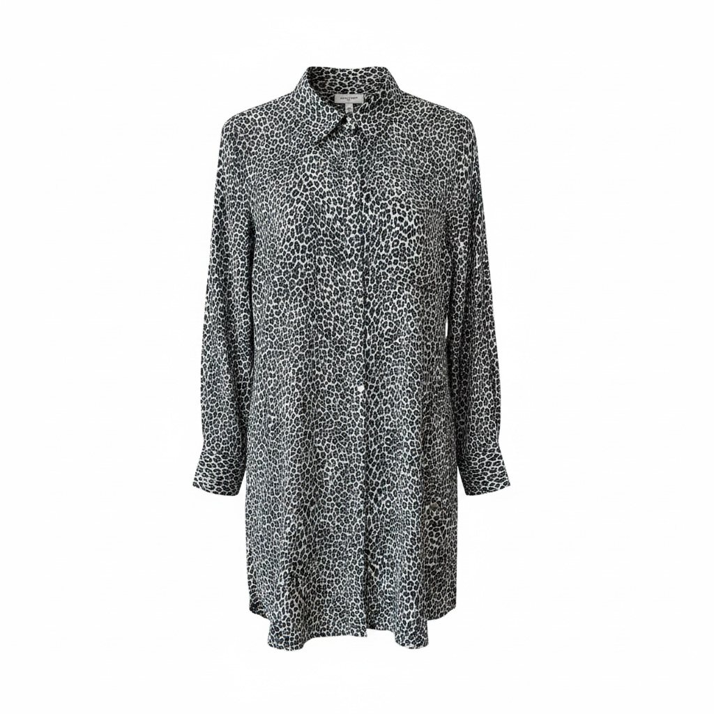 Pre-Loved Blue Leopard Equipment Femme Shirt, XL, BNWT