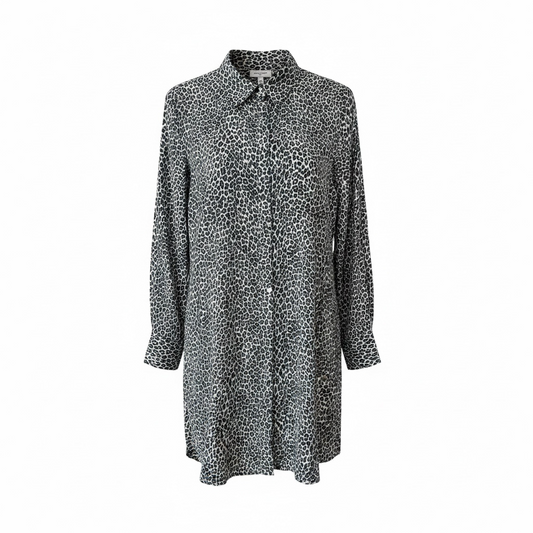 Pre-Loved Blue Leopard Equipment Femme Shirt, XL, BNWT