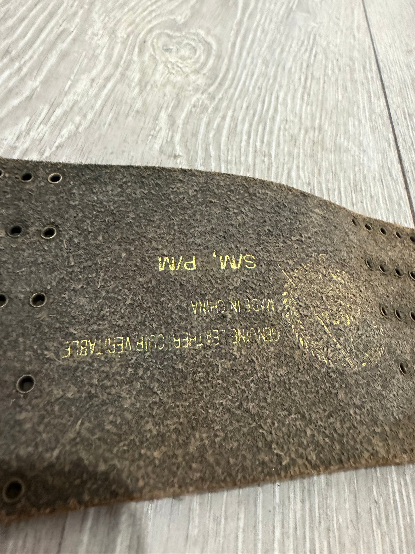 Black Leather MaxMara Waist Belt, Size Large