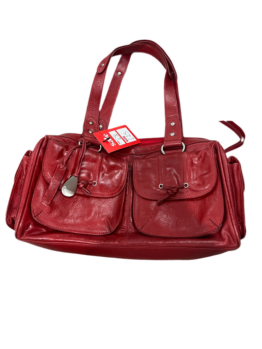 Tula Red Leather Handbag