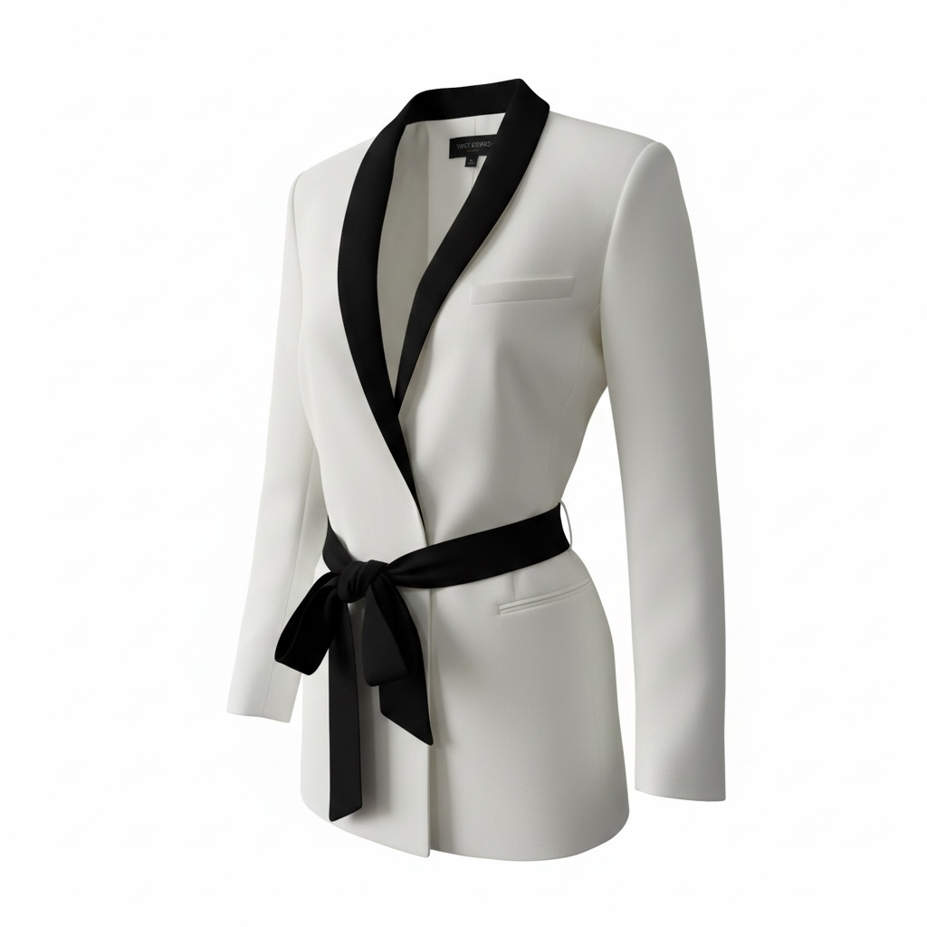 Preloved, White Vince Camuto Blazer, UK 8
