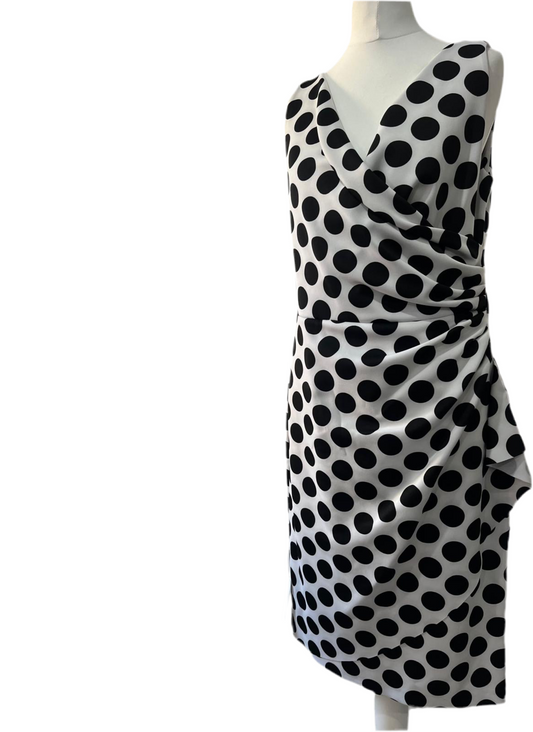 Black/White Gina Bacconi Dress, 12