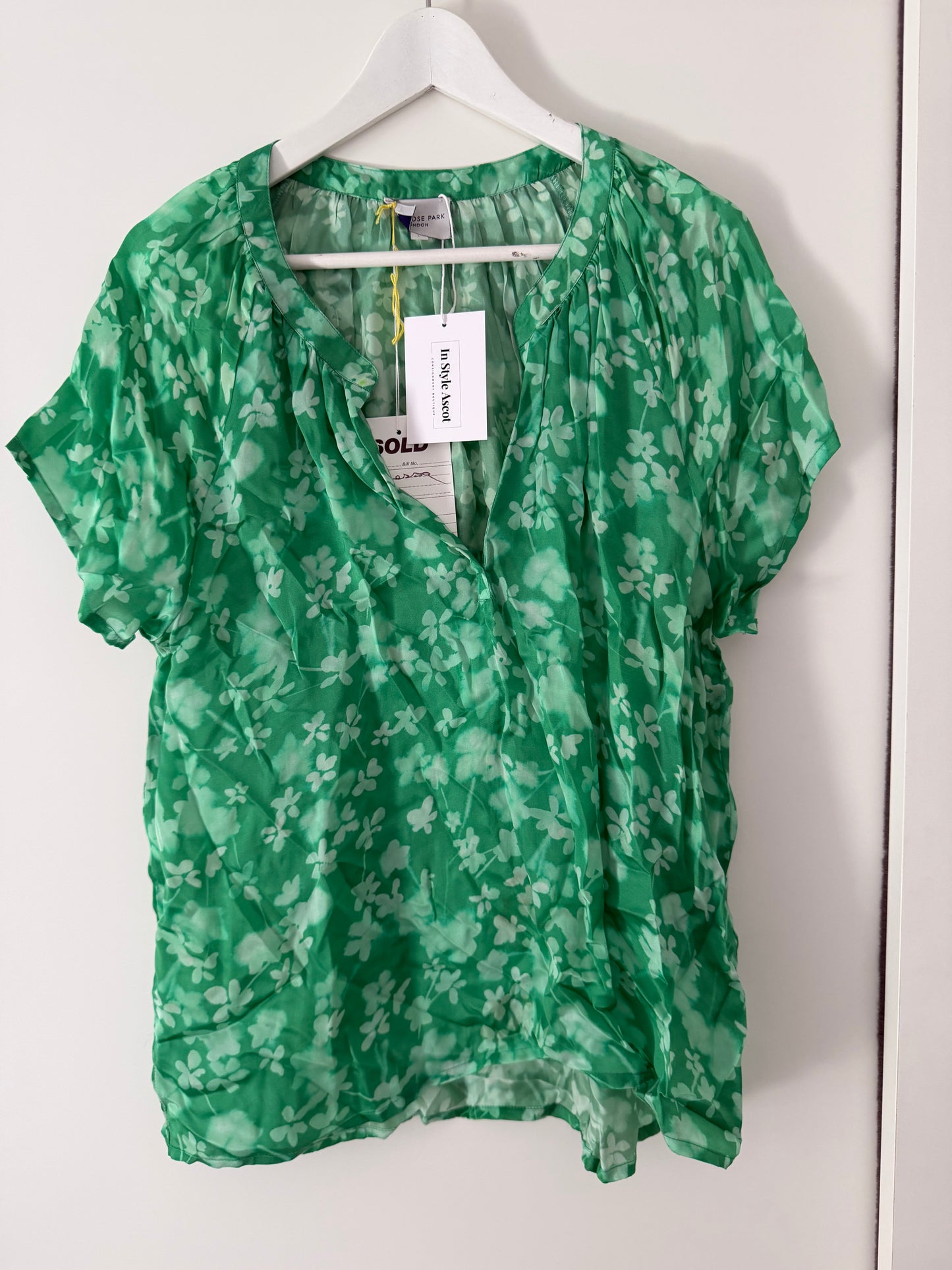 Pre-loved Green Primrose Park Blouse, L