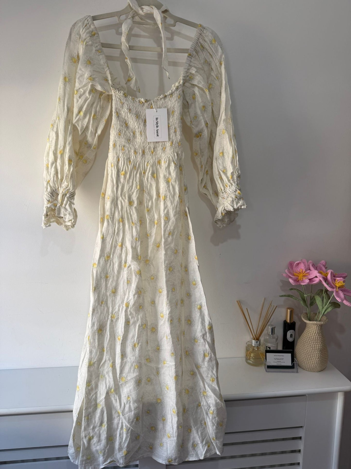 Pre-loved White Sleeper Dress, S