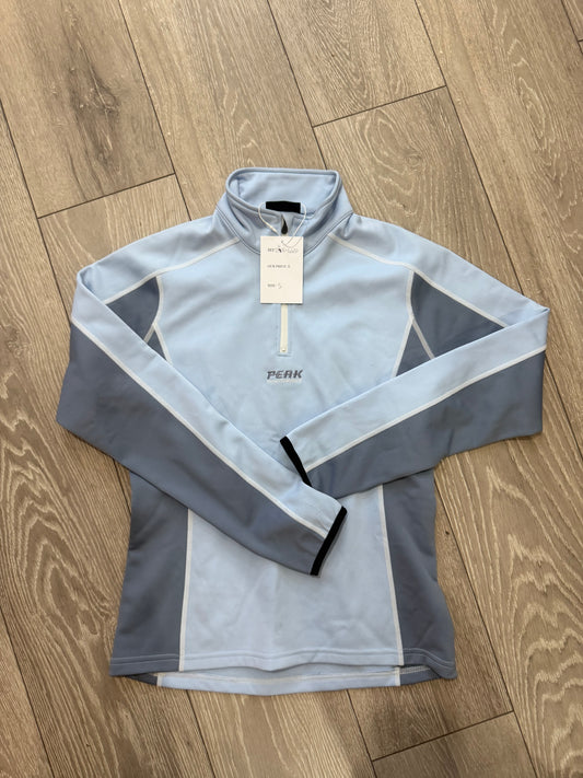 Light Blue Peak Performance Ski Jumper, Small