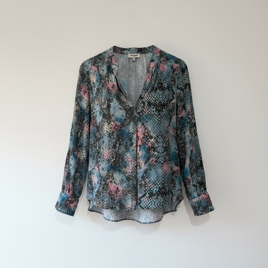Preloved, Blue Zadig & Voltaire Blouse, Size Medium